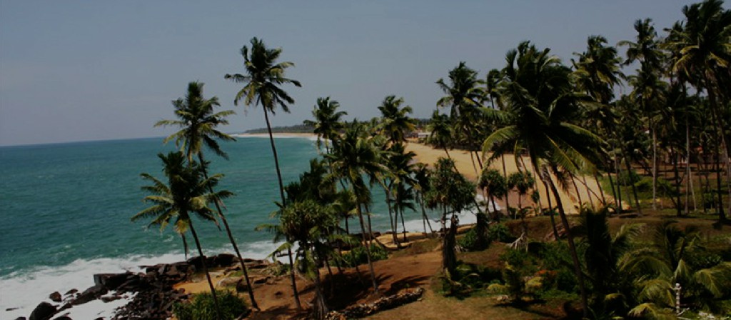 Beautiful south coast beach near Hill Top Boosa resort, Galle Sri Lanka