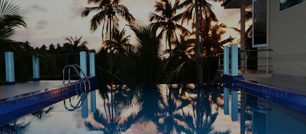 Relax by the pool at Hill Top Boosa resort near Galle, Sri Lanka
