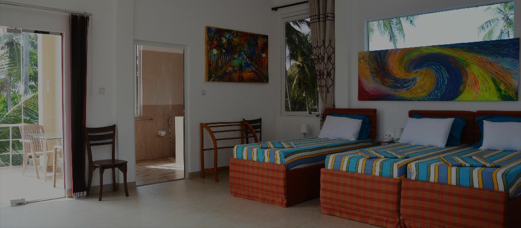 Super Deluxe Room 3 next to the infinity pool at Hill Top Boosa