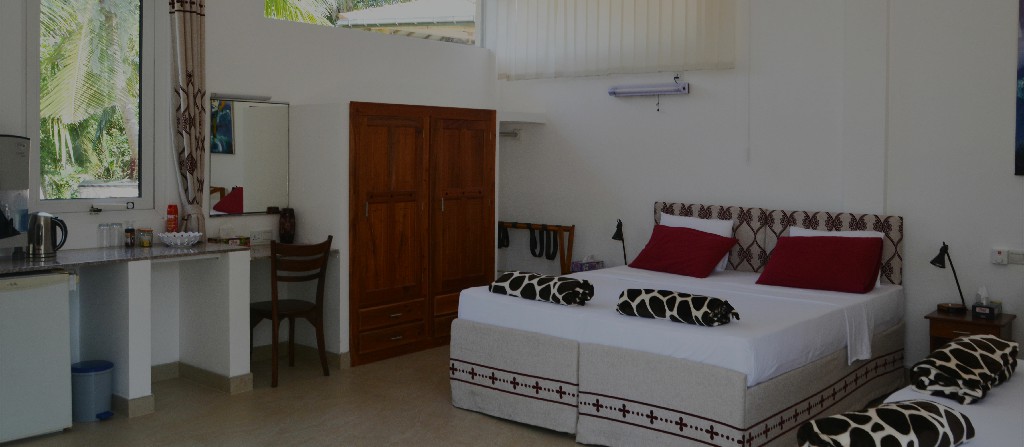 Super Deluxe Room 4 with garden terrace view at Hill Top Boosa
